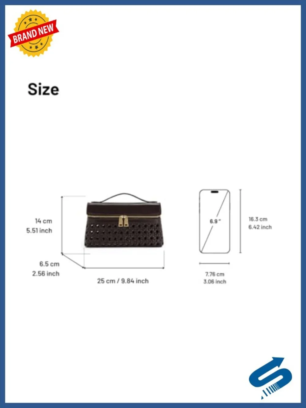 Vegan Leather Top Handle Satchel Bag with Crossbody Strap